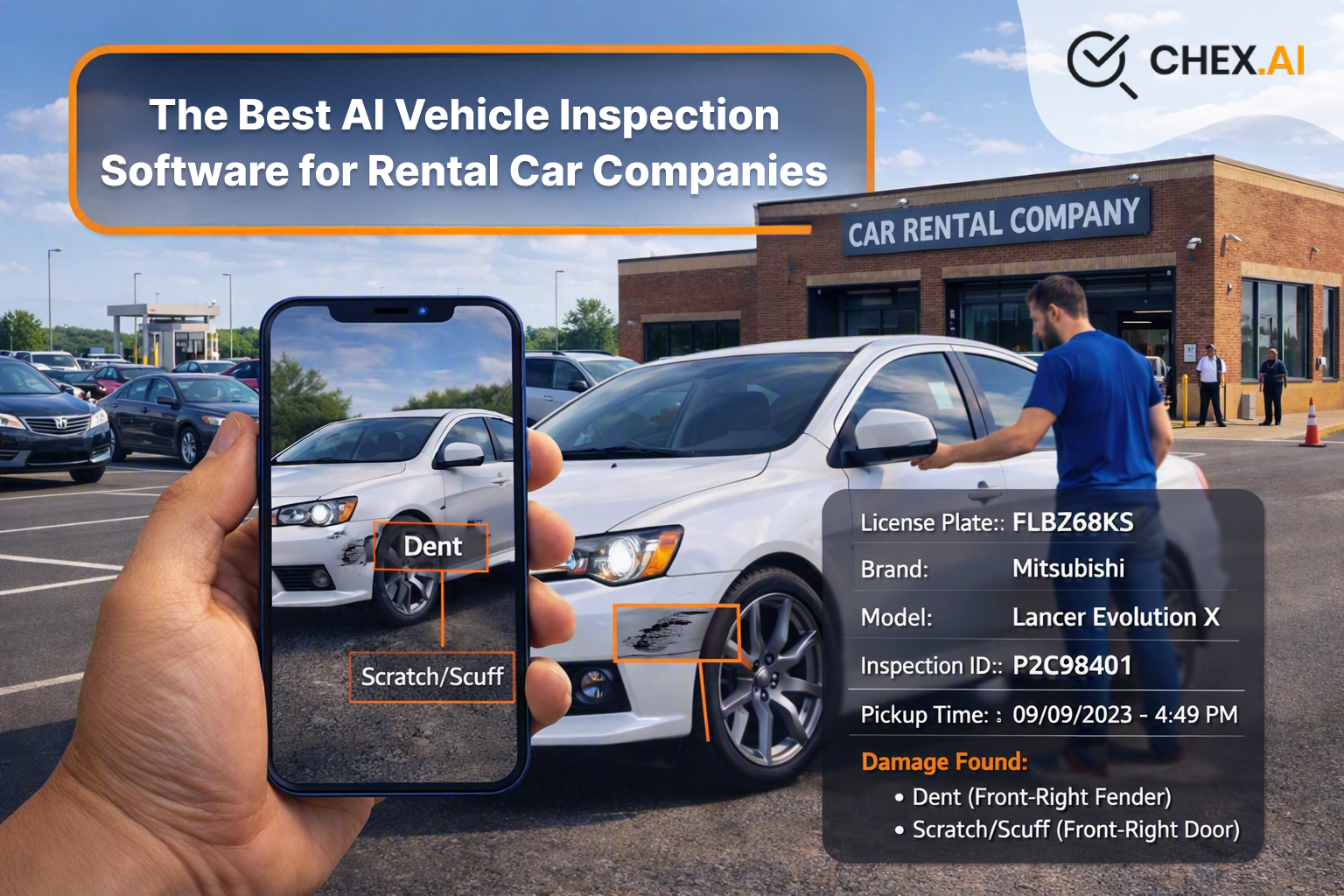 The Best AI Vehicle Inspection Software for Rental Car Companies